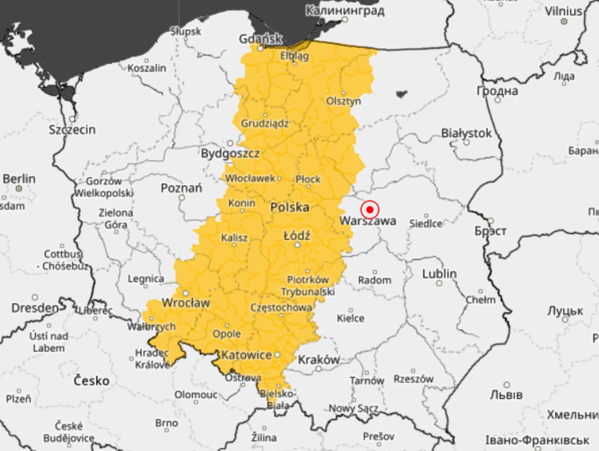 IMGW ostrzega przed burzami