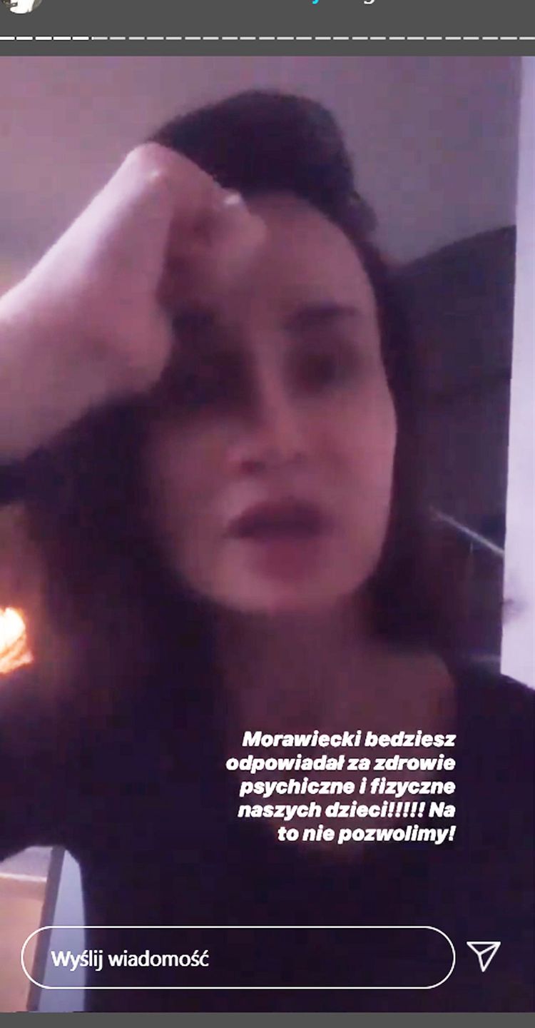 Viola Kołakowska grozi premierowi Morawieckiemu