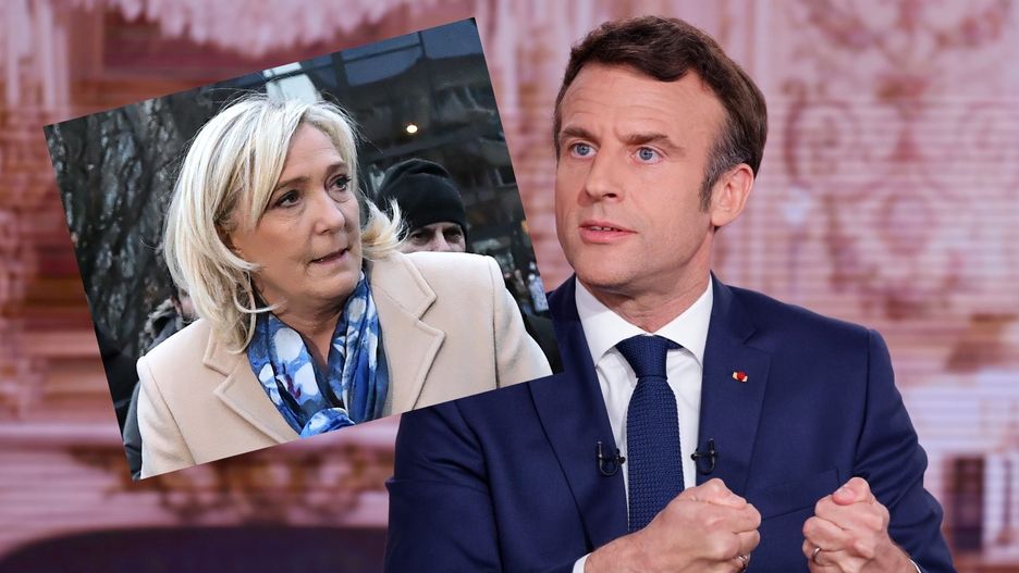 Marine Le Pen i Emmanuel Macron. Wszystko wskazuje na to, że znowu spotkają się za dwa tygodnie w II turze wyborów prezydenckich we Francji 