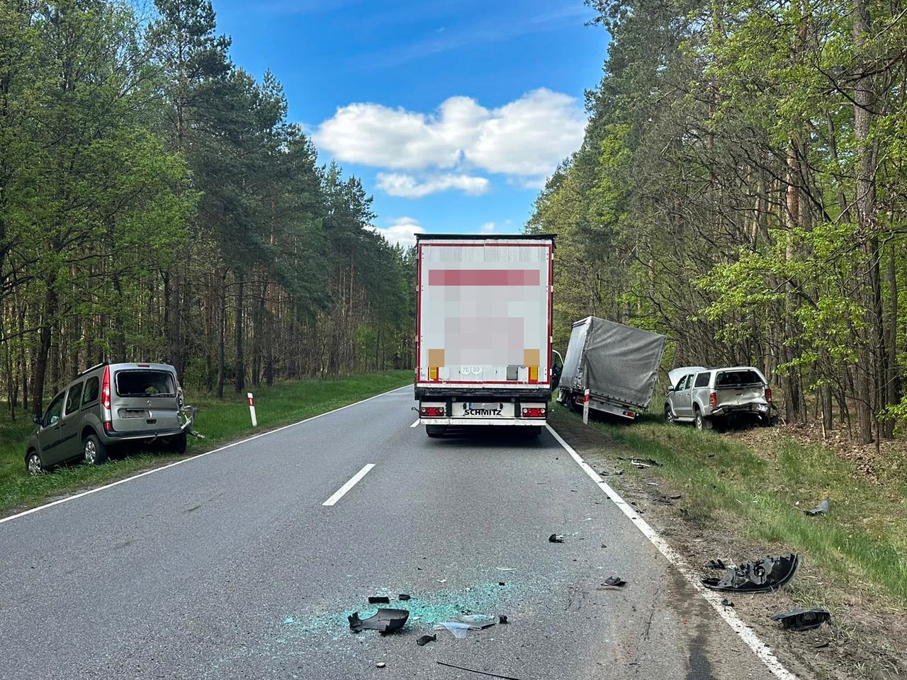 Wypadek na DK10. Droga całkowicie zablokowana