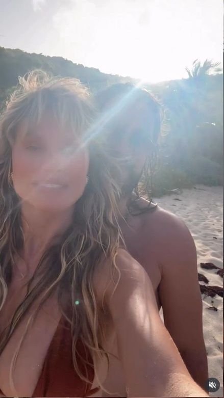 Heidi Klum z mężem 