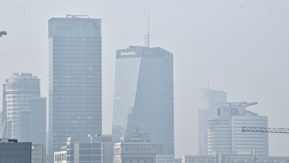 Warszawa. Smog w stolicy