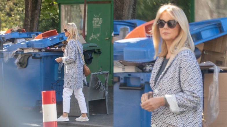 Grażyna Torbicka odwiedza mamę i jedzie do McDonald's