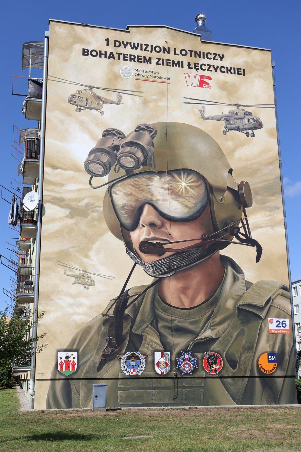 Tak wygląda nowy mural w Łęczycy