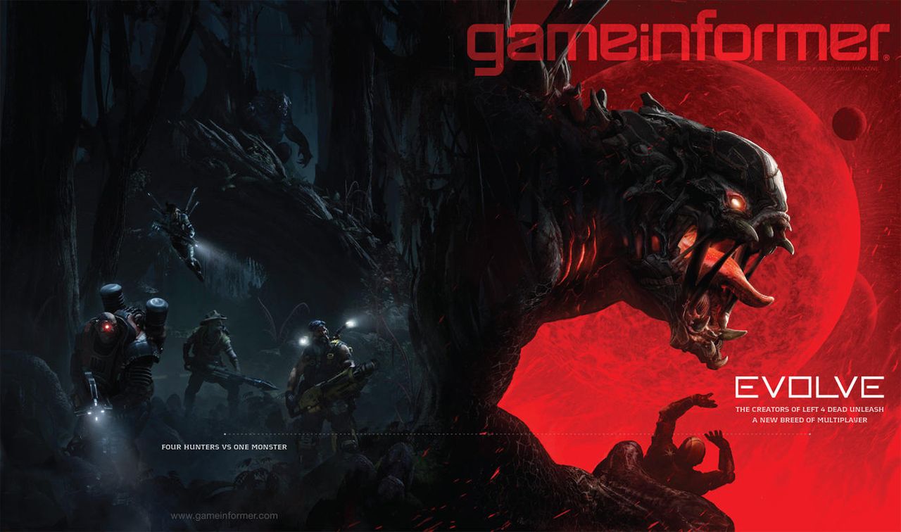 Evolve na okładce najnowszego wydania amerykańskiego magazynu Game Informer.