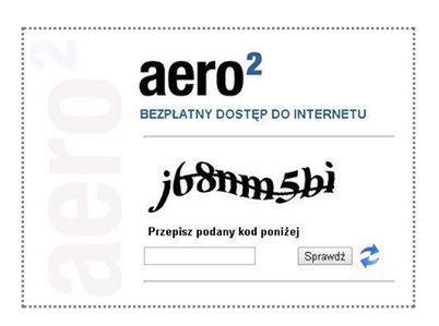 CAPTCHA w Aero2, czyli jak sobie ułatwić życie