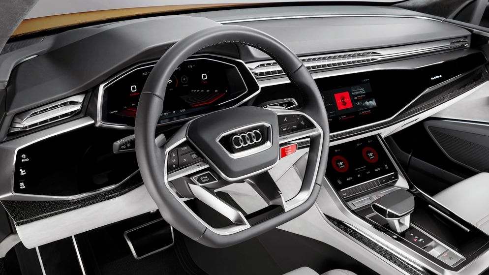 Audi Q8 Sport z Androidem – grafika koncepcyjna