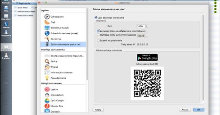 Clementine 1.2 zagra z Dropboksa i da się sterować smartfonem