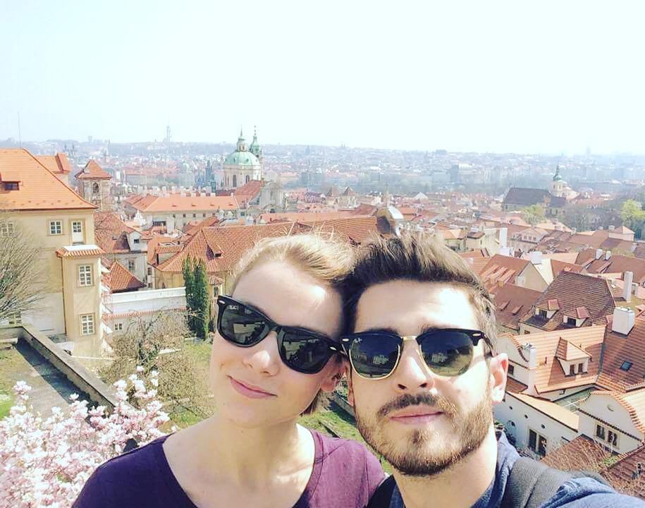 Kasia Grabowska z narzeczonym