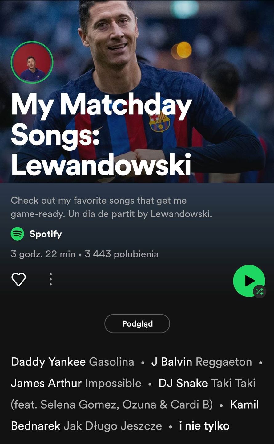 Robert Lewandowski zdradził, czego słucha przed meczem
