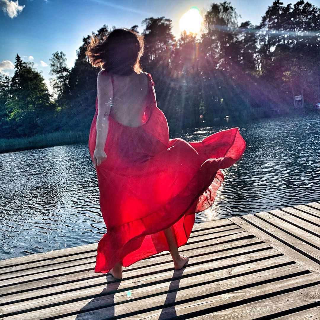 Kasia Cichopek na Mazurach