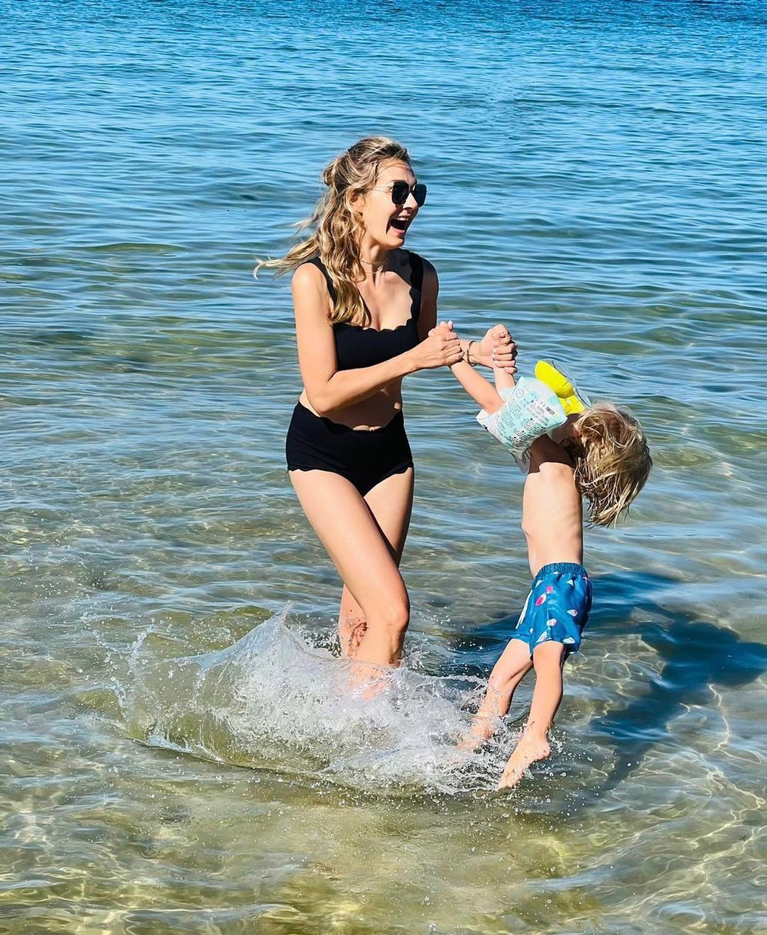 Małgosia Socha na plaży