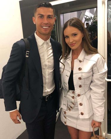 Marina Łuczenko i Cristiano Ronaldo