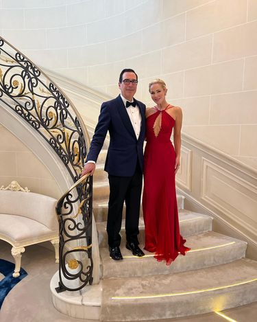 Louise Linton - ślub Brooklyna Beckhama