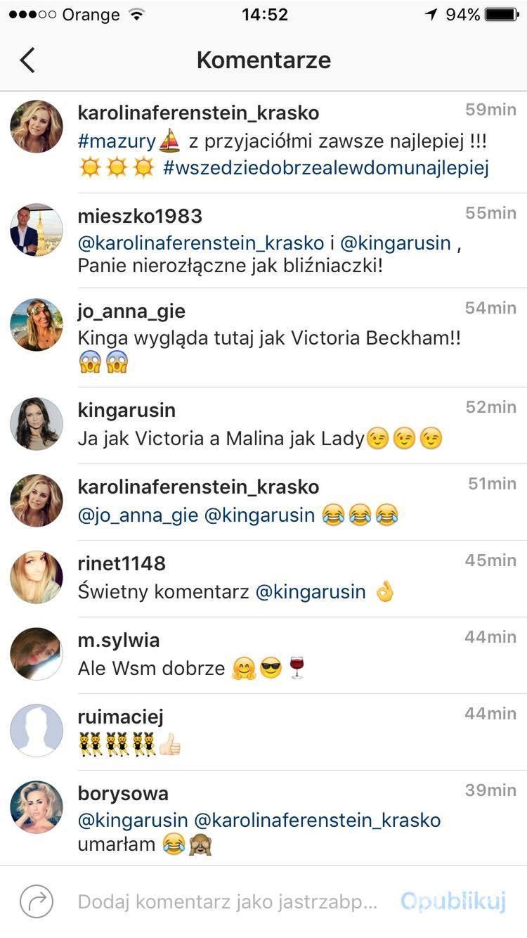 Kinga Rusin śmieje się z Małgorzaty Rozenek