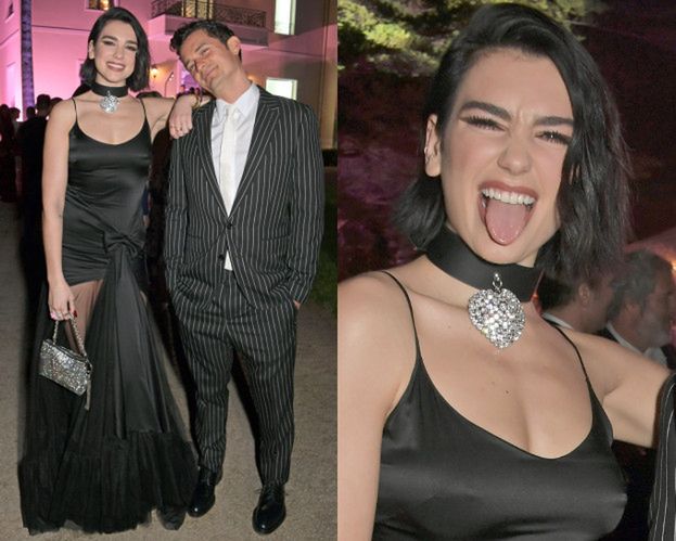 Cannes 2019: Podekscytowana Dua Lipa pozuje z Orlando Bloomem