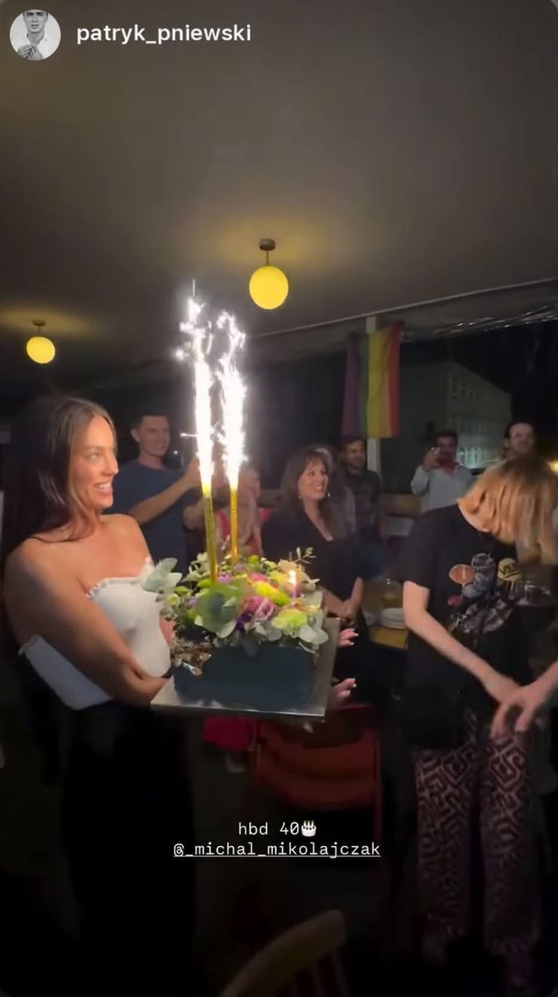 Michał Mikołajczak celebruje 40. urodziny z ukochaną 