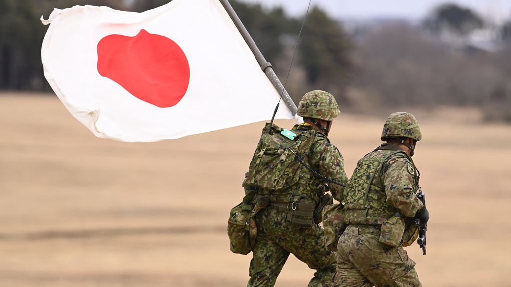 Japan Airborne Brigade conducts training with allied
NARASHINO, JAPAN - JANUARY 12: Japan's Self-Defense Forces 1st Airborne Brigade conducts training on January 12, 2025, at Camp Narashino training area, in Chiba Prefecture near Tokyo, Japan, in which Airborne Commanders from several countries United-States, United-Kingdom , Canada, Italy, France, Germany, Holland, Philippines, Singapore and Australia participate. The aim of the military exercise is to improve forces for peace and stability in the Indo-Pacific region, also quickly to deploy in the air and lands by parachute in the most difficult and important situations in the face of national and/or international crisis such as invasion of the country or in the face of large-scale natural disaster. The 1st Japanese Airborne Brigade is the unit of the Ground Self-Defense Force which is first focusing on the recapture of remotes island through emergency of deployments airborne and air assault operations. (Photo by David Mareuil/Anadolu via Getty Images)
Anadolu
united-states, armed, training, jsdf, camp, nakatani, defense, airborne, holland, commander, united-kingdom, minister