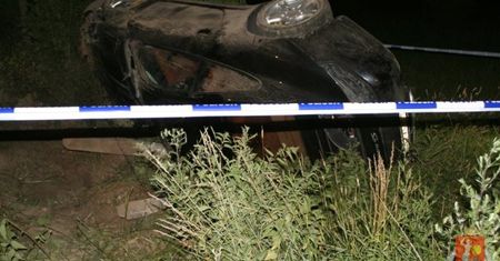 Napad na Porsche Centrum Warszawa - Carrera skradziona i rozbita