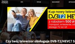 TVP promuje 500 zł rabatu na telewizor z DVB-T2 w jednym ze sklepów