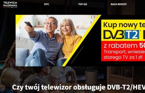 TVP promuje 500 zł rabatu na telewizor z DVB-T2 w jednym ze sklepów