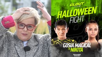 Karolina Korwin Piotrowska zszokowana walką Nikity i Gosi Magical na Clout MMA. Wskazuje na sponsora: "SERIO?!"