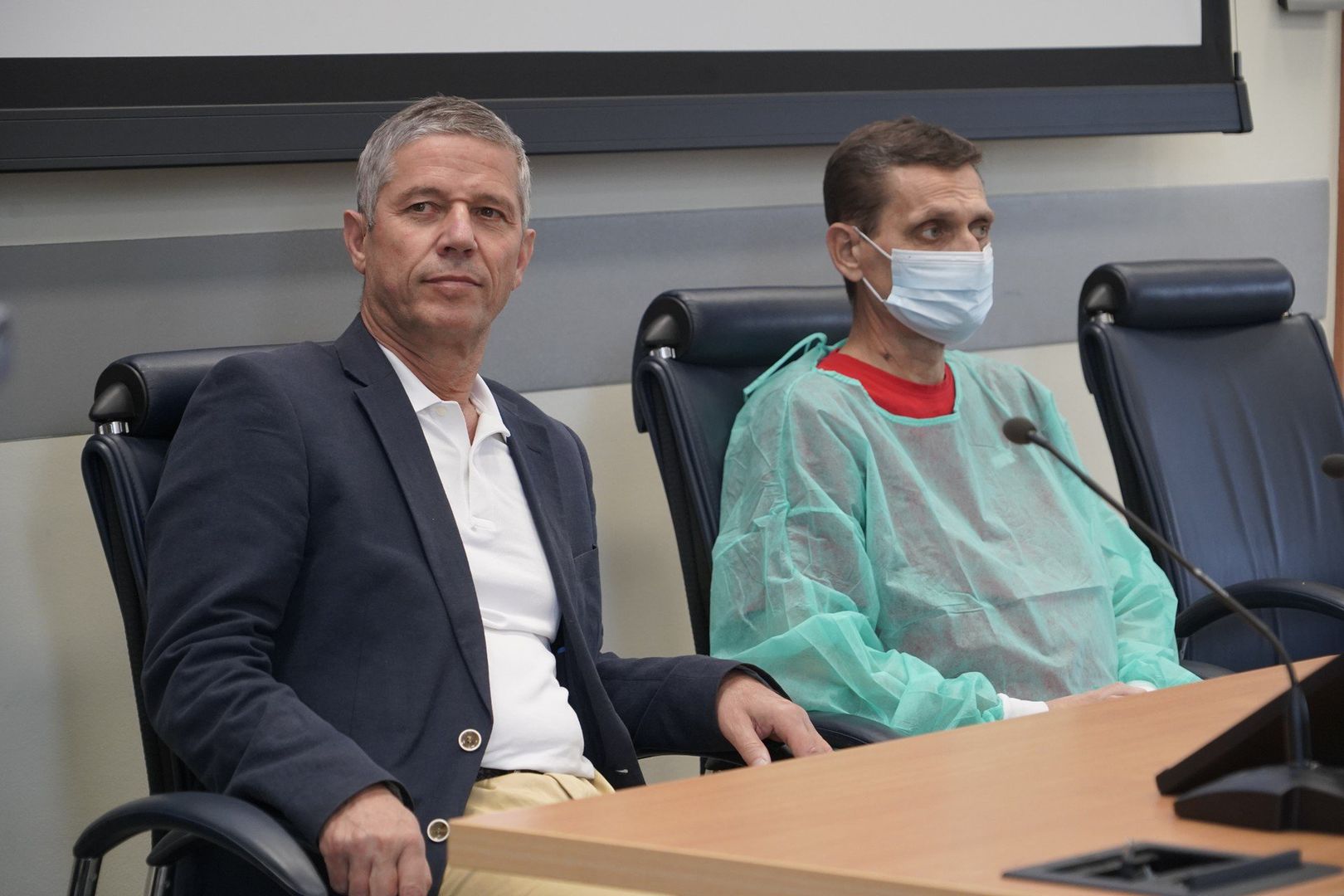 Konferencja prasowa na temat jednoczesnego przeszczepienia płuc i wątroby, Zabrze, 17.06.2025.