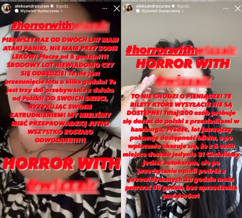 Lotniskowy dramat Aleksandry Żuraw