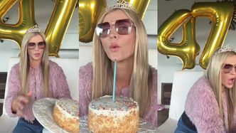 Joanna Krupa świętuje 47. urodziny. Było tak grubo, że tort wylądował na ziemi. "WYGLĄDASZ NA 21 LAT"