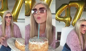 Joanna Krupa świętuje 47. urodziny. Było tak grubo, że tort wylądował na ziemi. "WYGLĄDASZ NA 21 LAT"