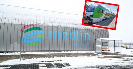 Puste lotnisko odżyje? Będzie pociąg do Modlina