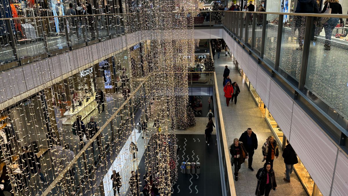 Poland Economy Ahead Of Christmas
Christmas decorations are seen at the shopping mall in Krakow, Poland on December 16, 2023. (Photo by Jakub Porzycki/NurPhoto via Getty Images)
NurPhoto
christmas season, decorations, product, shop, christmas decorations, december 16, jakub porzycki, nurphoto, holiday season, festive, ornaments, lights, christmas trees, shoppers, christmas shopping, display, christmas spirit, photojournalism, visual reportage, cultural event, public space, commercial center, decoration installation, polish christmas, seasonal display, holiday decorations, yuletide, christmas ambiance