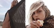 Wyzwolona Anja Rubik ZASŁANIA KROCZE MUSZLĄ (FOTO)