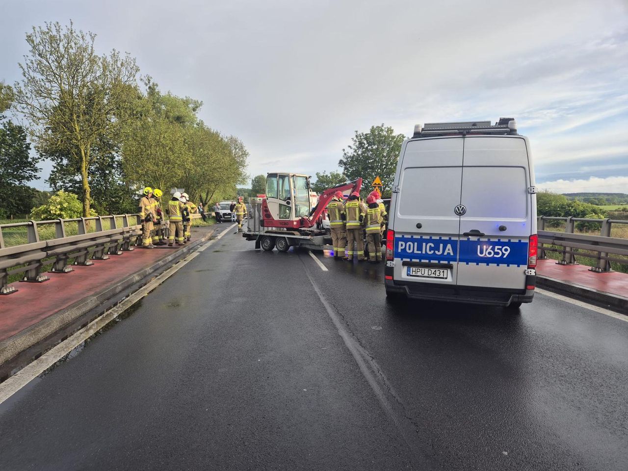 Poważny wypadek na DK 11 w Ujściu
