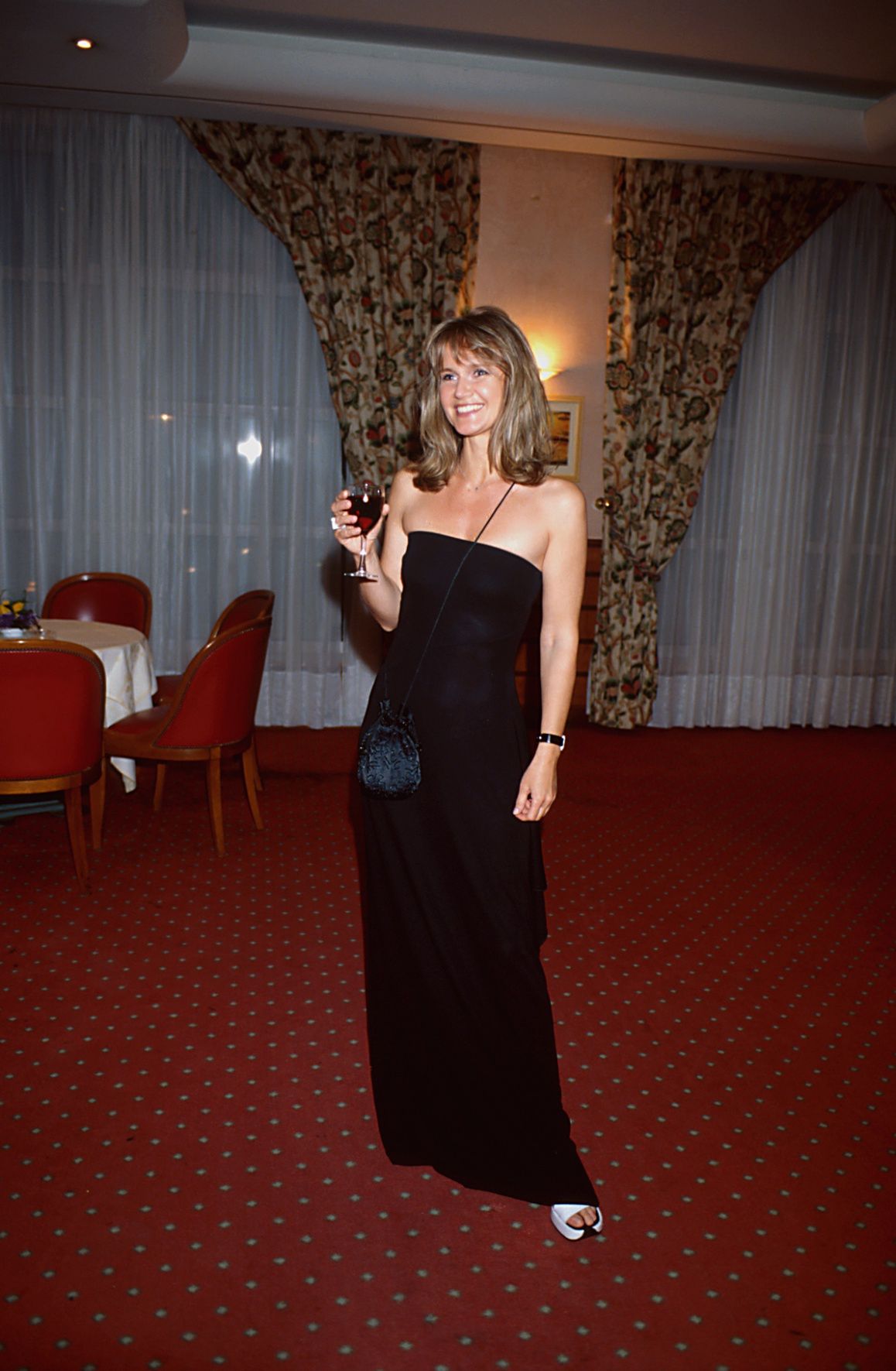 Grażyna Torbicka na Festiwalu Filmowym w Cannes w 2001 roku 