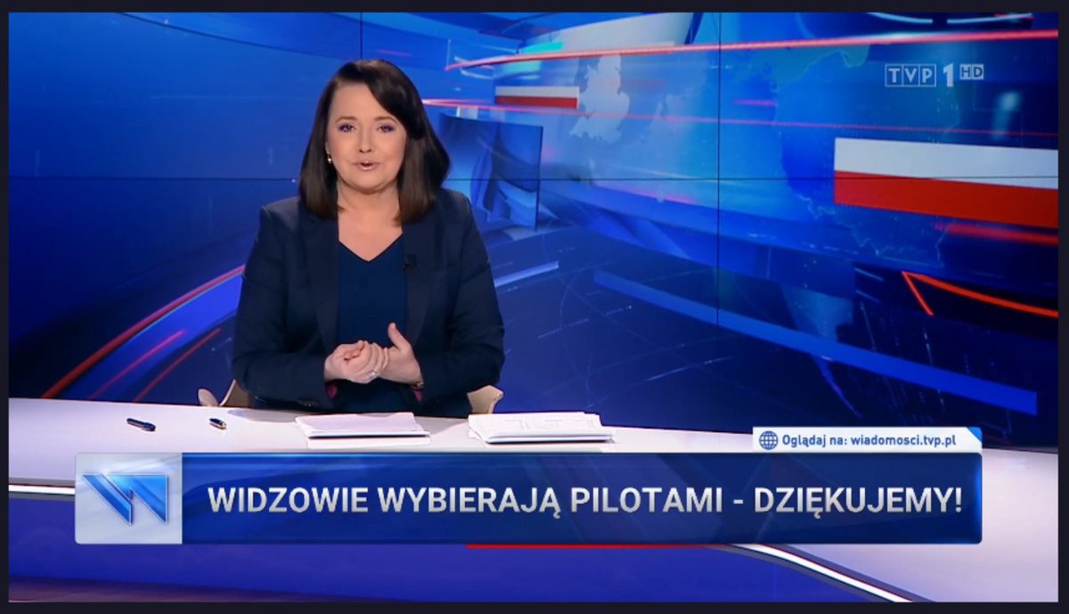 "Wiadomości" zareagowały na Telekamery