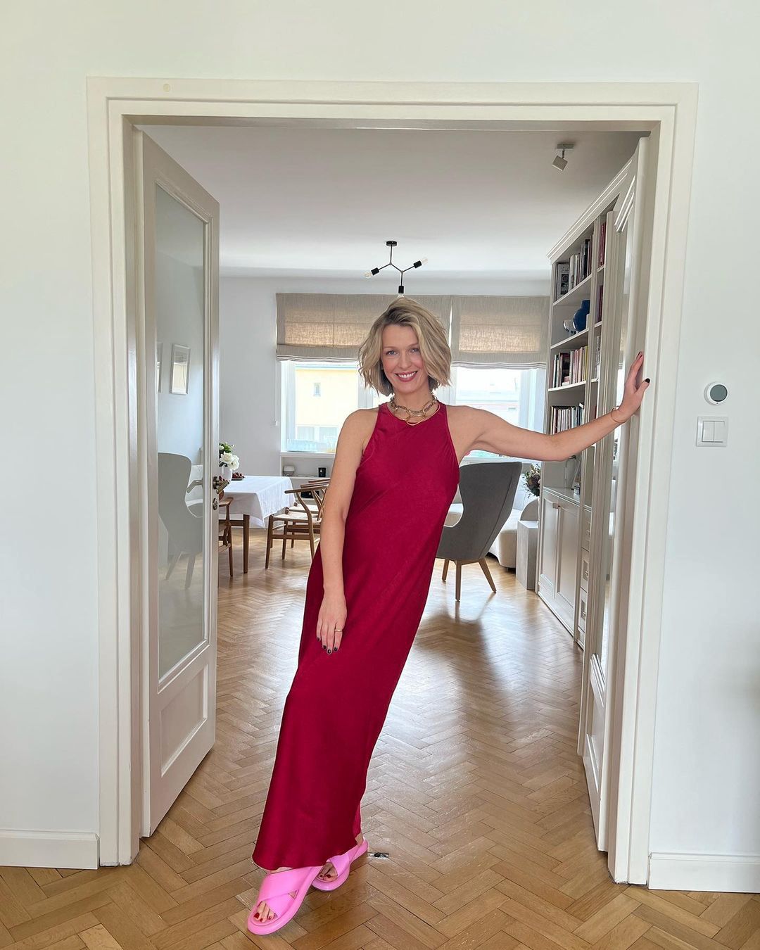 Magda Mołek w piankowych klapkach / Instagram.com / magda_molek