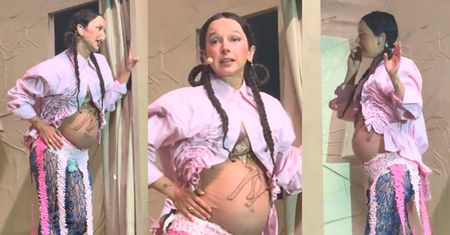 Promienna Monika Brodka odsłoniła na scenie wyraźnie ZAOKRĄGLONY brzuszek (WIDEO)