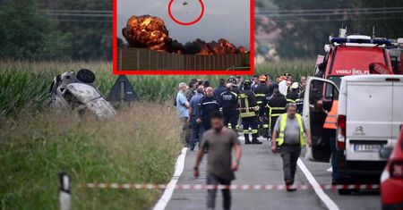 Samolot uderzył w samochód w Turynie. Nie żyje 5-letnia dziewczynka