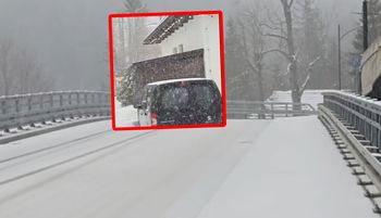 Taka sytuacja w Zakopanem o 8:57. Poszło "na żywo"