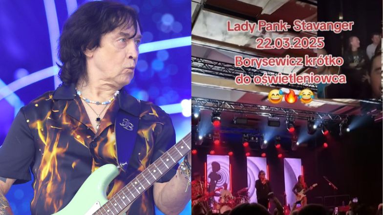 Jan Borysewicz wulgarnie do oświetleniowca