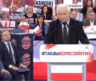 Kaczyński w Chełmie. Rzuca mocne oskarżenia