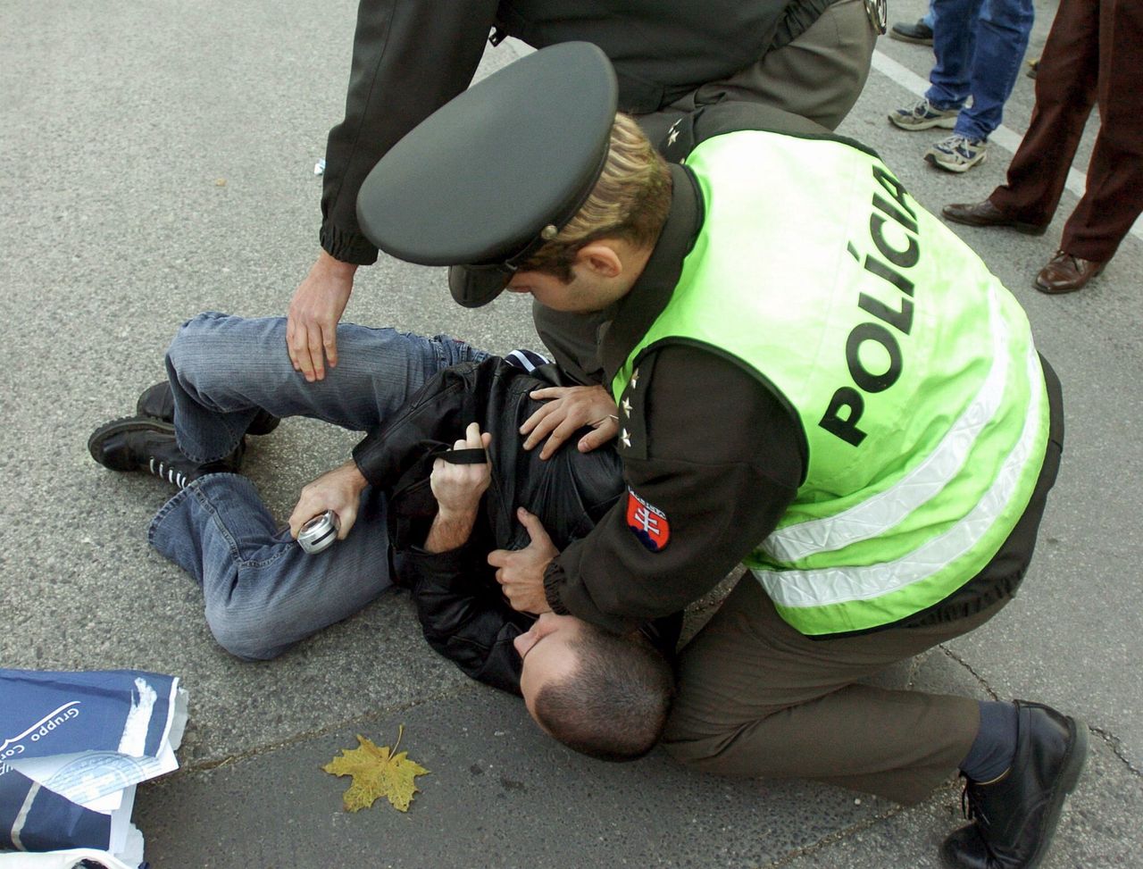 Słowacja. Policja starła się z przeciwnikami obostrzeń (PAP)