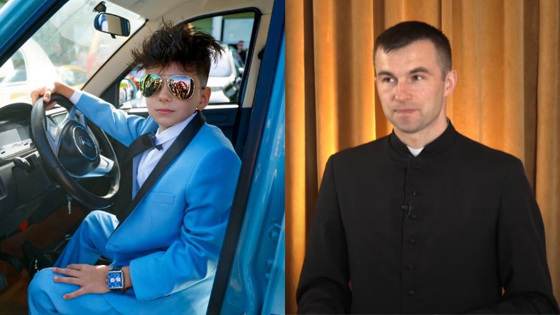 Znany ksiądz wprost o prezencie komunijnym Rutkowskiego 