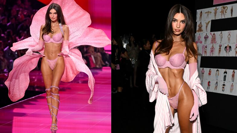 Emily Ratajkowski na wybiegu "Victoria's Secret"