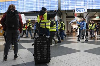 Niemcy na skraju chaosu. Sparaliżowane lotniska i dworce kolejowe
