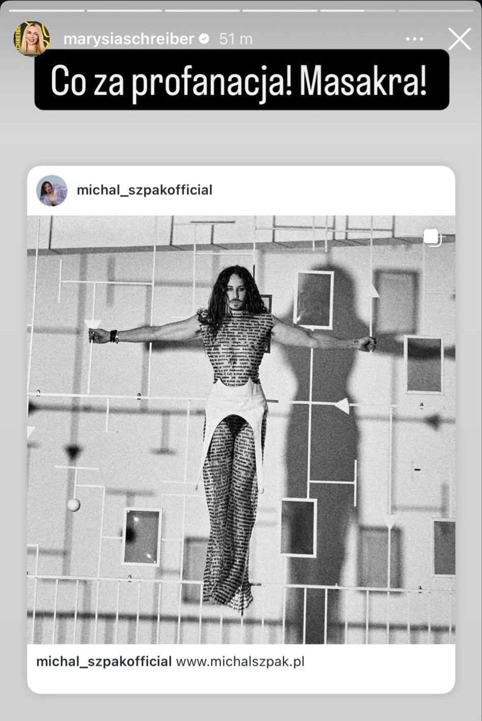 Marianna Schreiber oburzona nowym zdjęciem Michała Szpaka