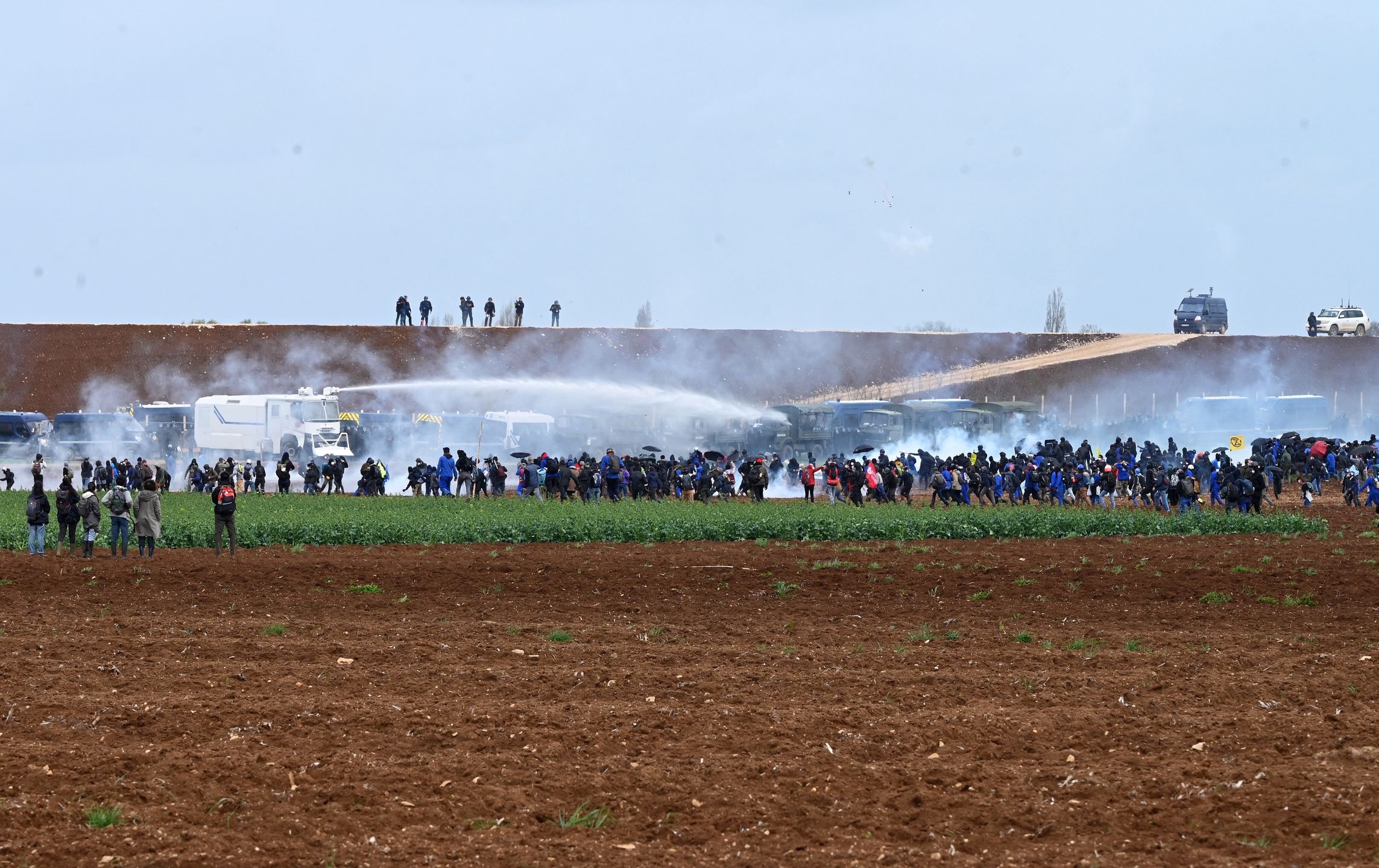 Protest w Sainte-Soline we Francji, 25.03.2023 r.