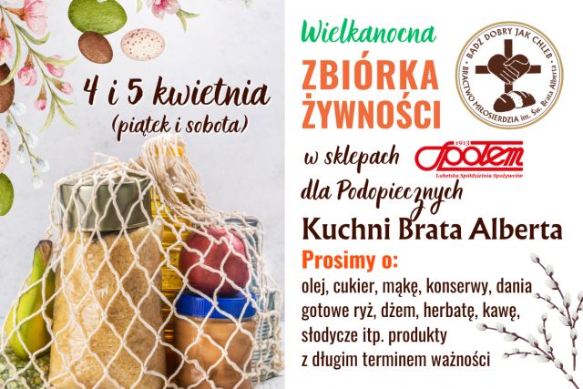 Wielkanocna Zbiórka Żywności dla potrzebujących w Lublinie