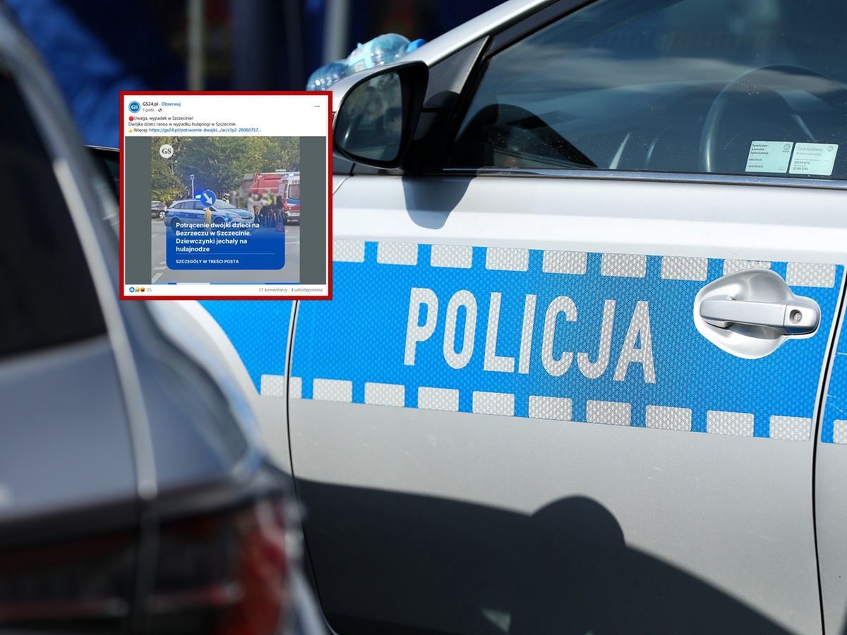 Dwie dziewczynki potrącone. Jechały do szkoły jedną hulajnogą